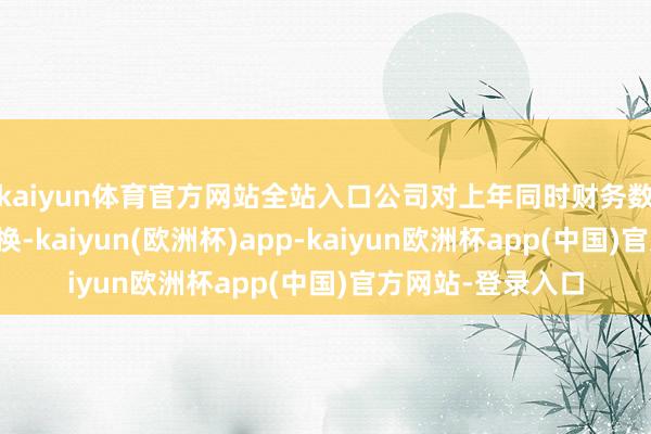 kaiyun体育官方网站全站入口公司对上年同时财务数据进行了回顾退换-kaiyun(欧洲杯)app-kaiyun欧洲杯app(中国)官方网站-登录入口