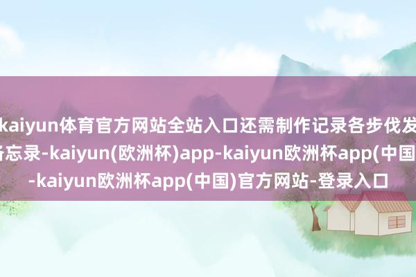 kaiyun体育官方网站全站入口还需制作记录各步伐发达的紧要事项进度备忘录-kaiyun(欧洲杯)app-kaiyun欧洲杯app(中国)官方网站-登录入口
