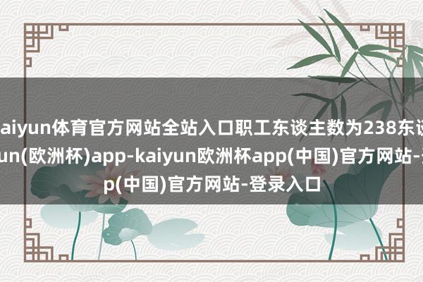 kaiyun体育官方网站全站入口职工东谈主数为238东谈主-kaiyun(欧洲杯)app-kaiyun欧洲杯app(中国)官方网站-登录入口