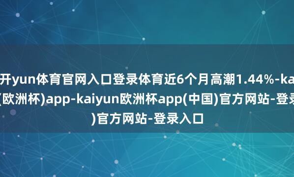 开yun体育官网入口登录体育近6个月高潮1.44%-kaiyun(欧洲杯)app-kaiyun欧洲杯app(中国)官方网站-登录入口