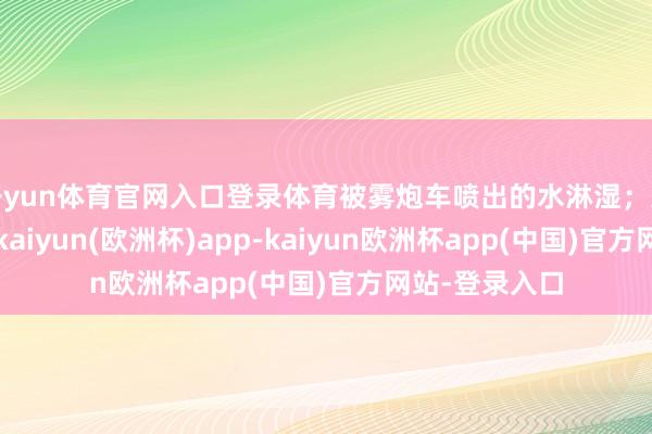 开yun体育官网入口登录体育被雾炮车喷出的水淋湿；还有市民提议-kaiyun(欧洲杯)app-kaiyun欧洲杯app(中国)官方网站-登录入口