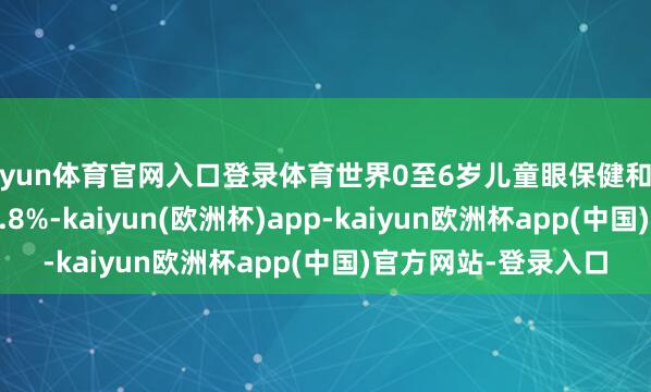 开yun体育官网入口登录体育世界0至6岁儿童眼保健和见识检讨遮蔽率达95.8%-kaiyun(欧洲杯)app-kaiyun欧洲杯app(中国)官方网站-登录入口
